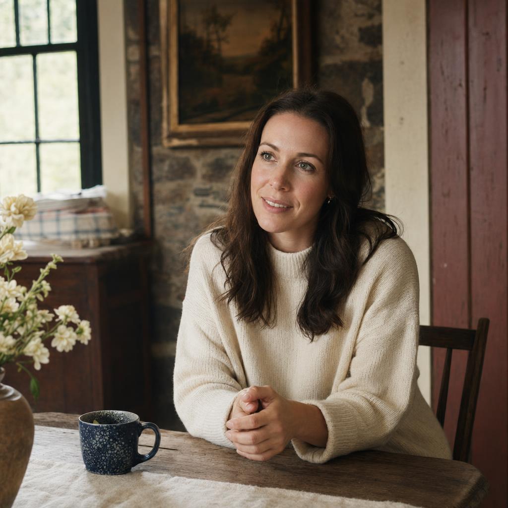 A warm, smiling professional caregiver in a neat uniform with soft natural light